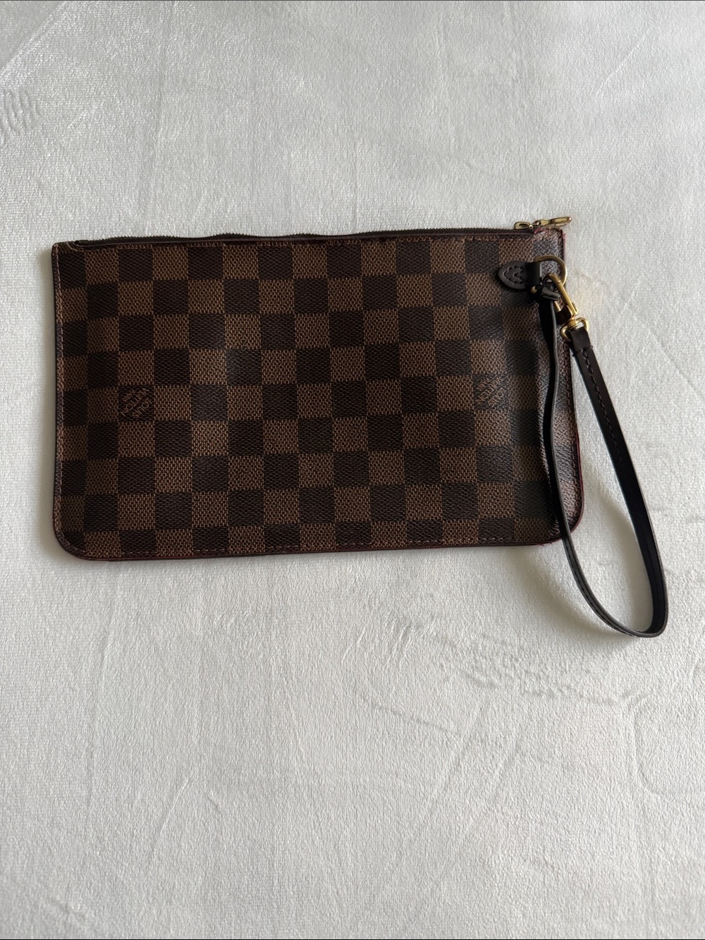 Authentic LOUIS VUITTON Damier Ebene Neverfull MM GM Pochette